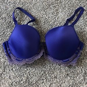 Wacoal blue lace bra